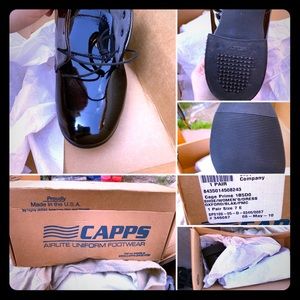 Women’s Black Lace up Uniform Dress shoes. NVW